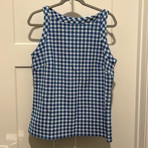 Ann Taylor Gingham Tank